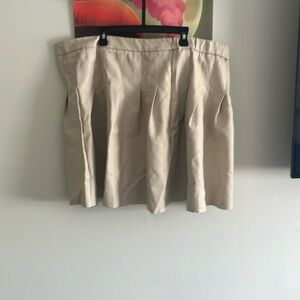 Eloquii, faux leather tan skirt, Size: 18 (NWT)